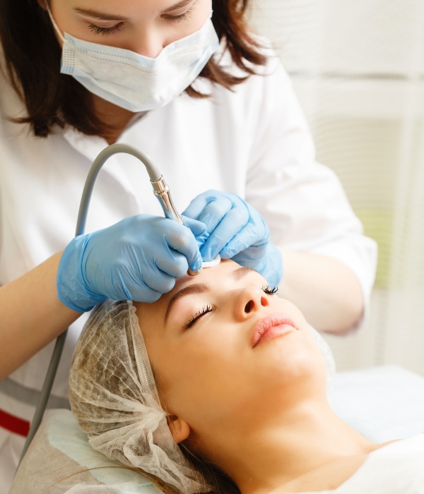 Med Spa Marketing Services med spa patient getting treatment