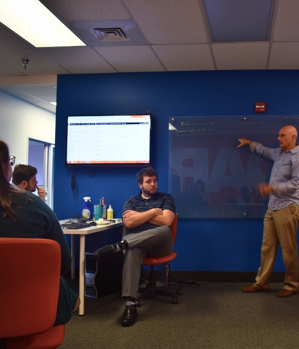 ROAR! team collaborating on digital marketing strategy