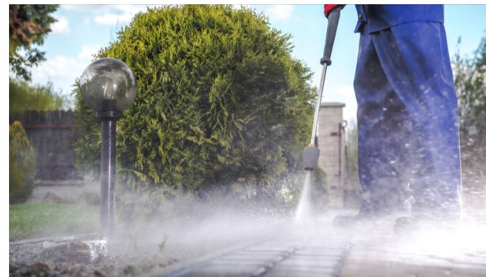 pressure washing