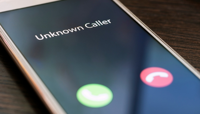 Unknown Caller image of Unknown Caller screen