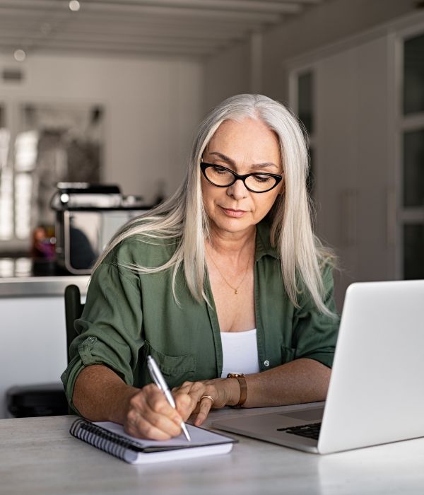 Woman at Computer