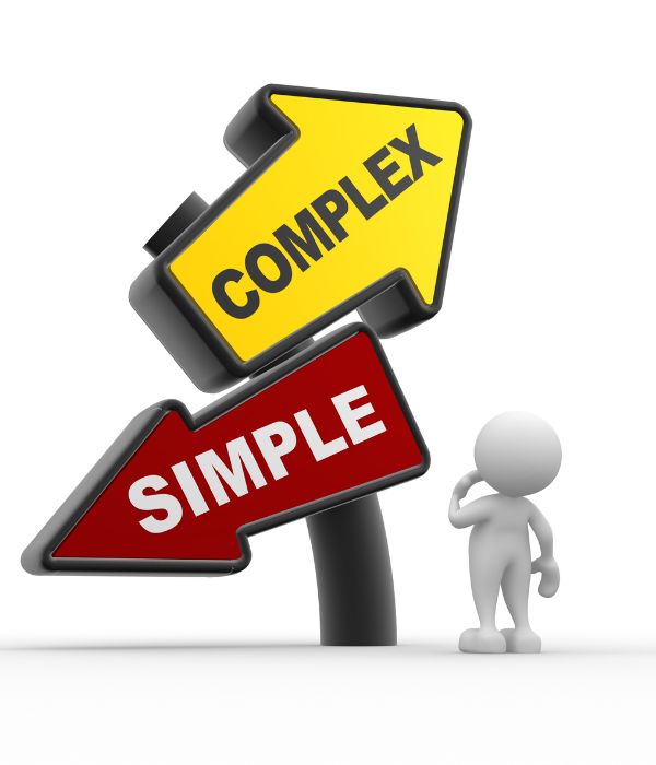 simple vs. complex