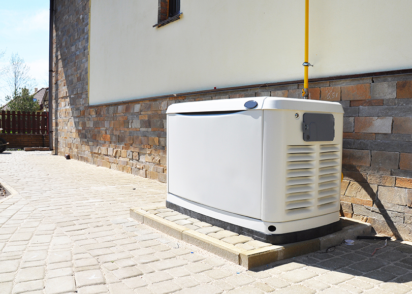 Residential,House,Natural,Gas,Backup,Generator.,Choosing,A,Location,For